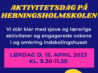 Kom til aktivitetsdag på Herningsholmskolen