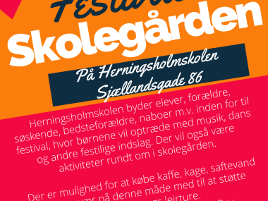 Kom til festival i skolegården