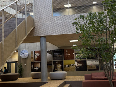 Trappen på den nye skole